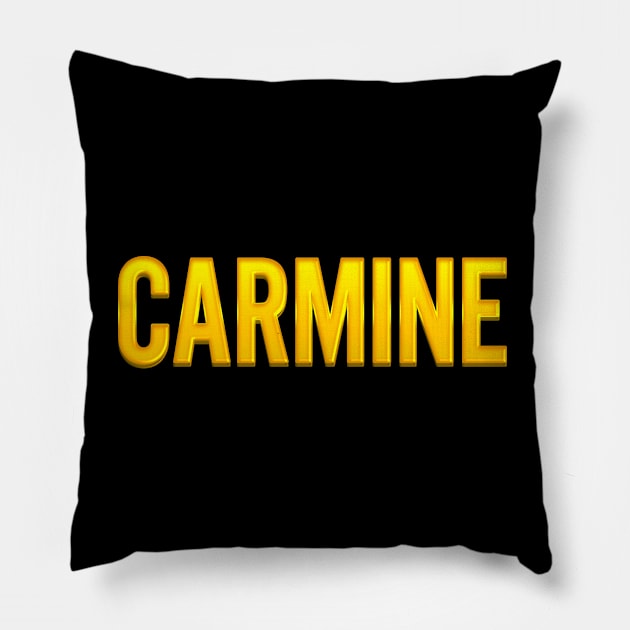 Carmine Name Pillow by xesed