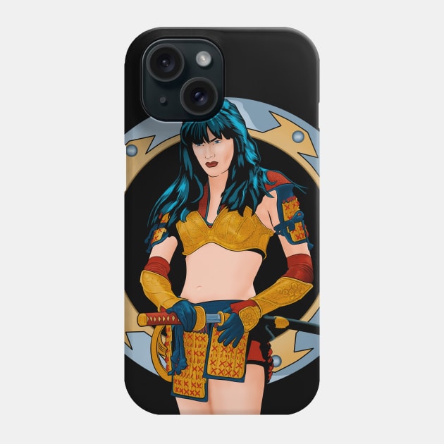 Xena samurai Phone Case by PCMdesigner