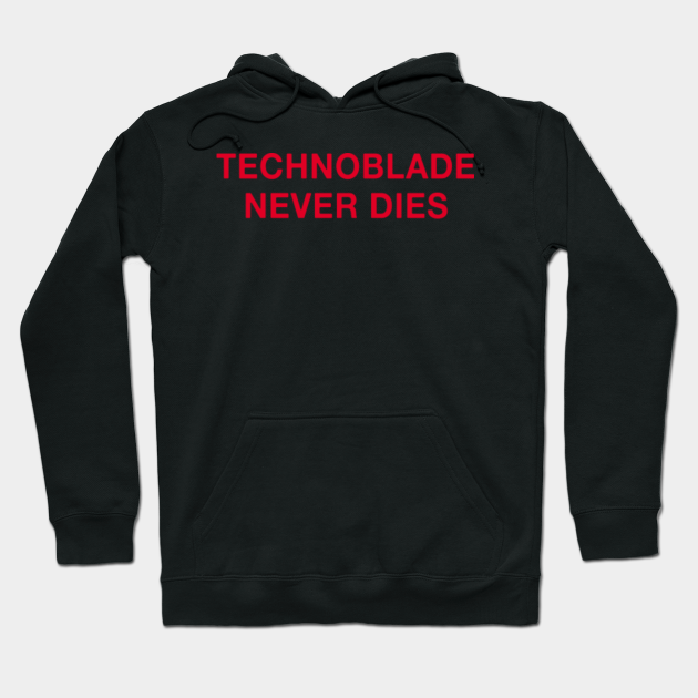 technoblade never dies moletom com capuz