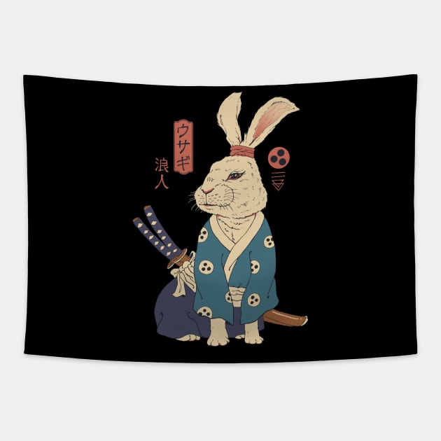 Ronin Usagi Tapestry by Vincent Trinidad Art