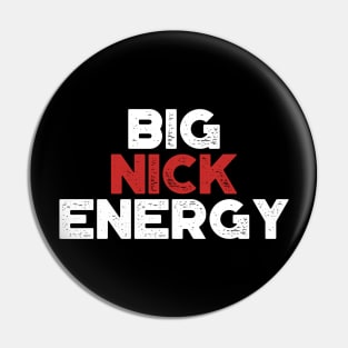 Big Nick Energy Funny Vintage Retro (Christmas) Pin