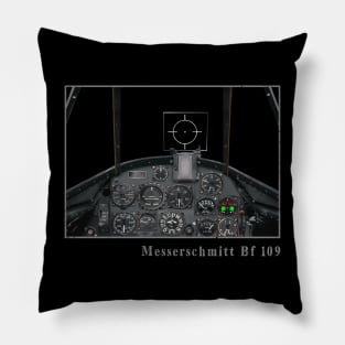 Cockpit Instruments BF-109 fighter aircraft WW2 Pillow