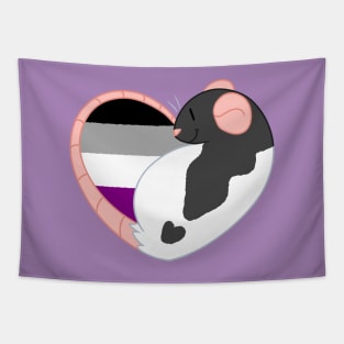 Asexual Pride Rat Tapestry