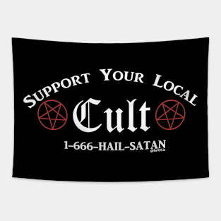 Support Your Local Cult Tapestry