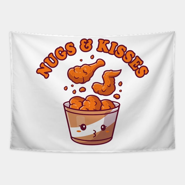 nugs and kisses Tapestry by AmineDesigns