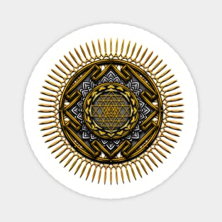 Mandala Sri Yantra Magnet