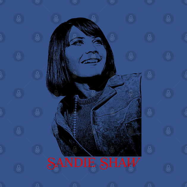 Disover Sandie Shaw // Retro 60s Aesthetic Design - Sandie Shaw - T-Shirt