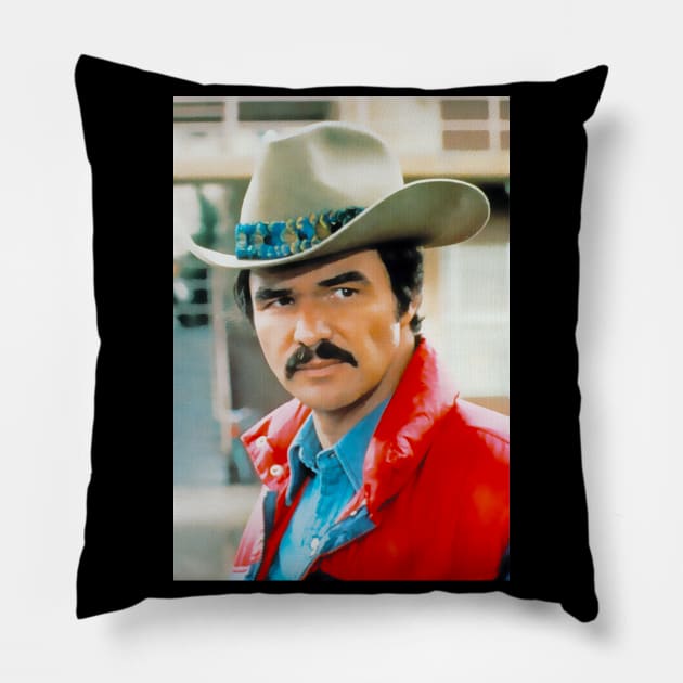 Cowboy Smokey and the bandit Pillow by Naz X