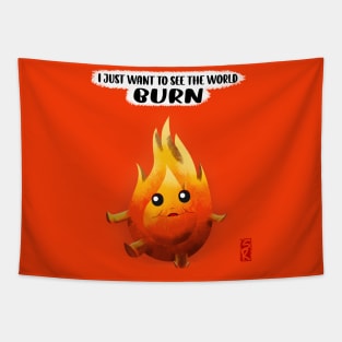 World Burn Tapestry