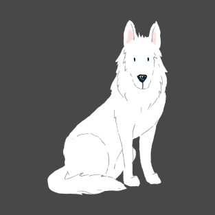 White German Shepherd T-Shirt