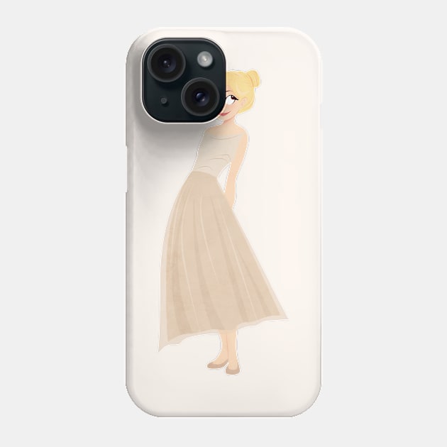 Girl illustration Phone Case by carolam