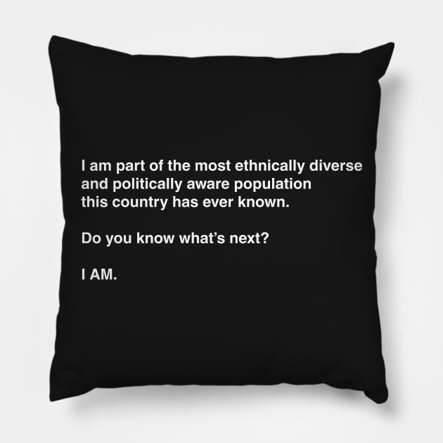 I AM Pillow by districtNative