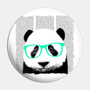 Glasses panda Pin