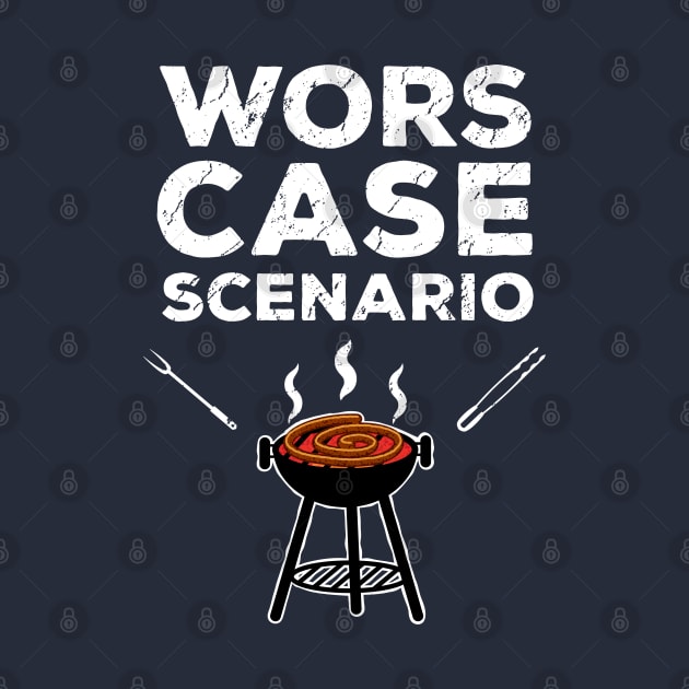 Wors Case Scenario Braai Pun South Africa Funny by BraaiNinja