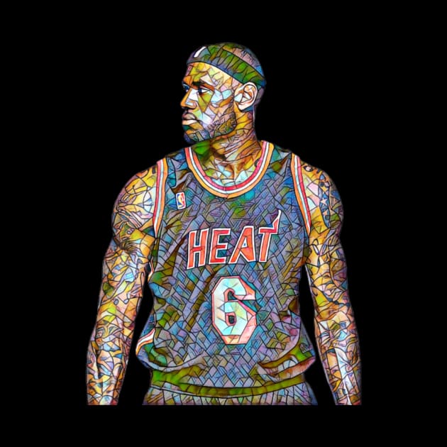 LeBron James Wonderful Mosaic by neogu