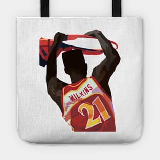 Dominique Wilkins of the Atlanta Hawks Tote