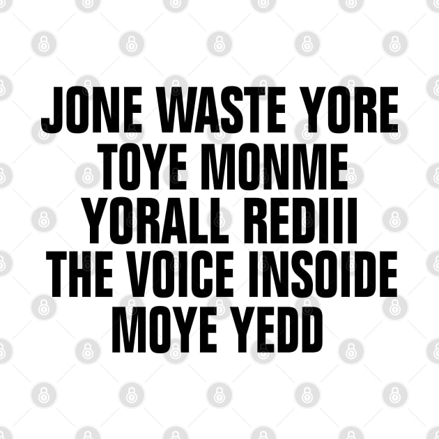 JANE JONE WASTE YORE TOYE MONME YORALL REDIII by EmmaShirt