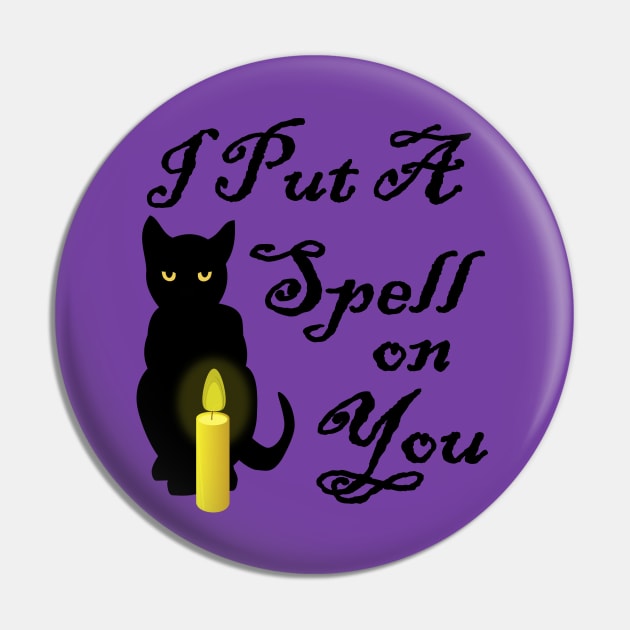 I Put A Spell On You Cheeky Witch Pin by Cheeky Witch
