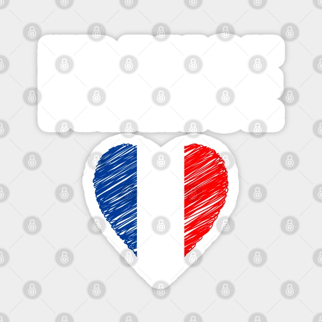 France flag, french flag Magnet by eka123