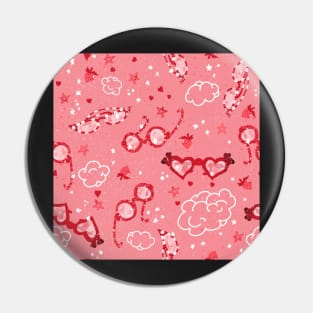 Rose colored glasses Pin