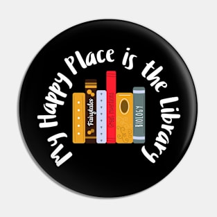 my happy place is the library Pin