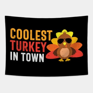 Coolest Turkey in Town Tapestry