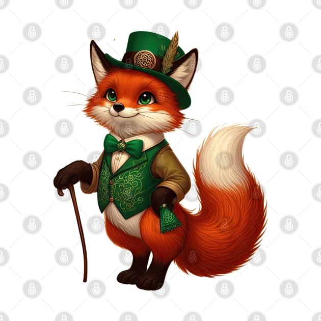 St Patricks Fox by Chromatic Fusion Studio