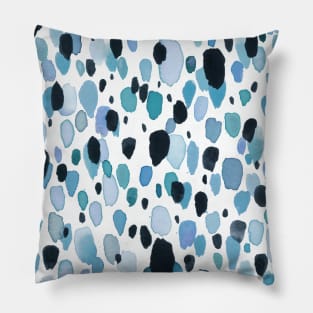 Pocket - Dots Lightheart Blue Pillow