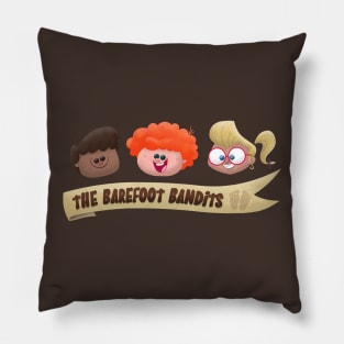 'The Barefoot Bandits' Banner Pillow