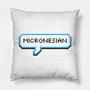 Micronesian Federated States of Micronesia Bubble Pillow