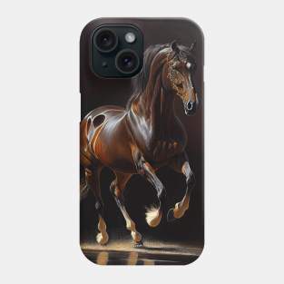 Belgian Warmblood - Oil paint Phone Case