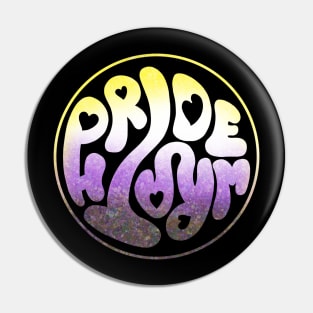 Pride and Wrath (Enby / Non-binary pride) Pin