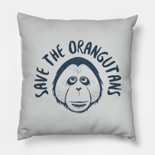 Save the Orangutans Pillow