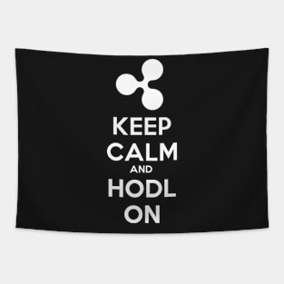 Ripple - Keep Calm and Hodl On Tapestry