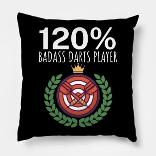 120 Badass Darts Player Pillow