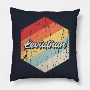 Leviathan Retro Pillow