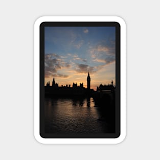 Big Ben - Houses of Parliament sunset Magnet