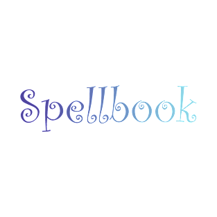 Spellbook gradient typographic T-Shirt