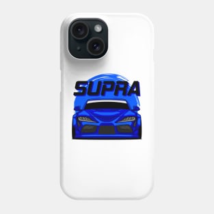 Blue Supra MK V Phone Case