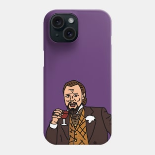 Laughing Leo Drinking Wine Memes Phone Case