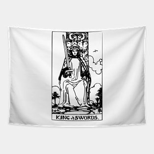 Tarot of king if swords Tapestry