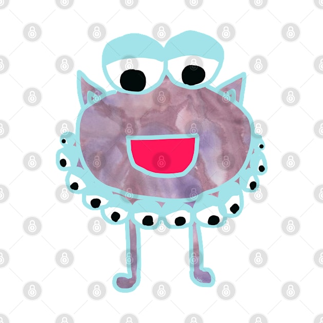 Here's a cute monster with lots of eyeballs! by HFGJewels