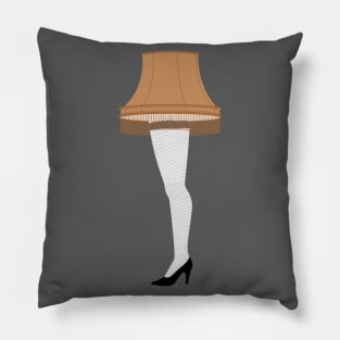 Leg Lamp Gold Pillow