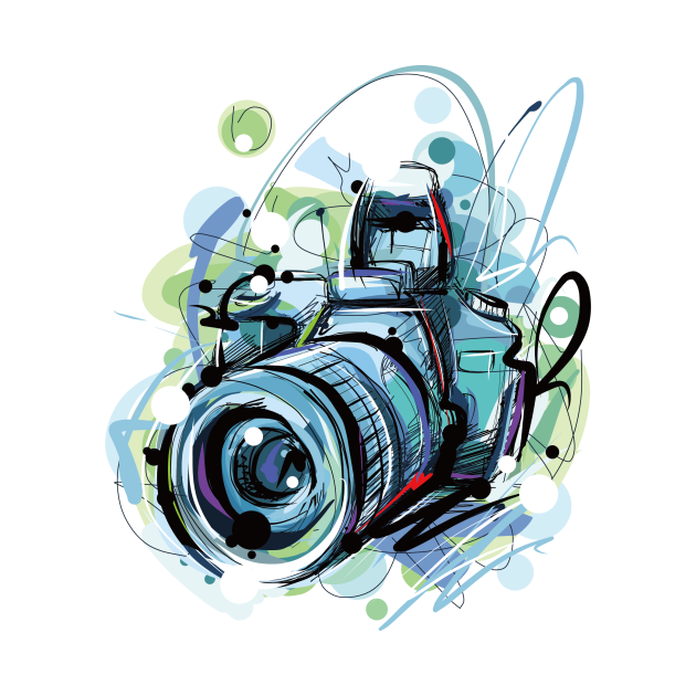 Camera art Canon Camera Pin TeePublic