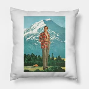 Mt. Cook - Surreal/Collage Art Pillow