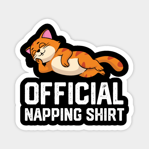 official napping shirt Magnet by spantshirt