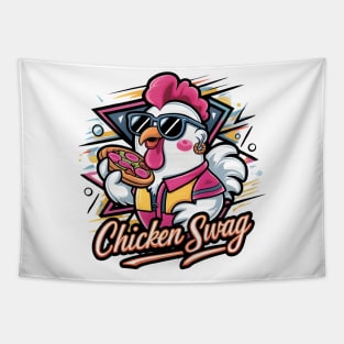 Chicken Swag: Pizza King Tapestry