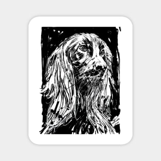 IRISH SETTER ink portrait.1 Magnet