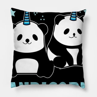 Not Pandas Pandicorns Okay Costume Gift Pillow