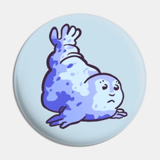 Blue Spotted Seal Pin